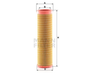 Mann CF 15 116/2 Secondary (Inner) Air Filter CF151162