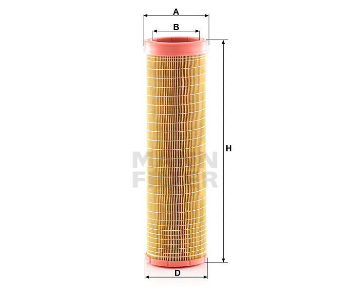 Mann CF 15 116/2 Secondary (Inner) Air Filter CF151162