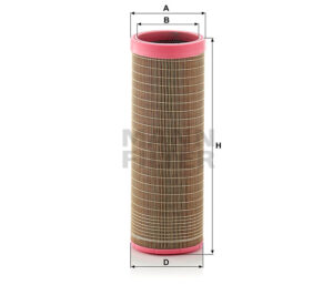 Mann CF 18 190/2 Secondary (Inner) Air Filter CF181902