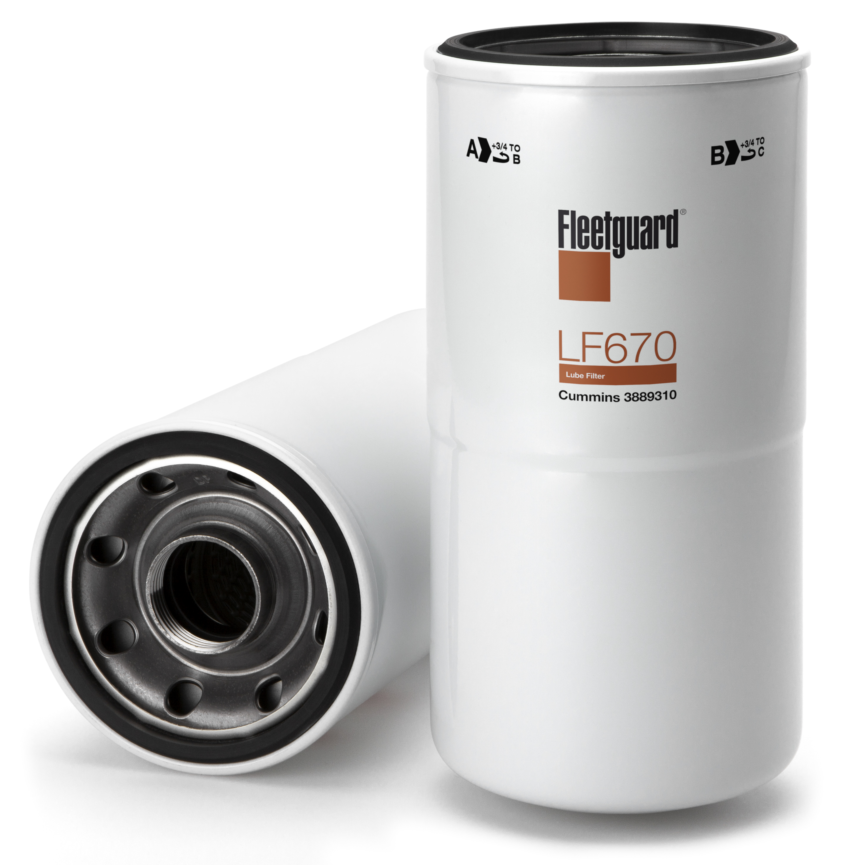 Fleetguard LF670 Spin-on Lube Filter