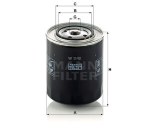 Mann W 1140 Lube Oil Filter W1140