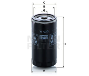 Mann W 723/3 Lube Oil Filter W7233