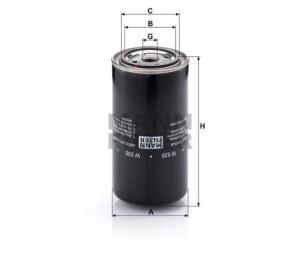 Mann W 938 Lube Oil Filter W938