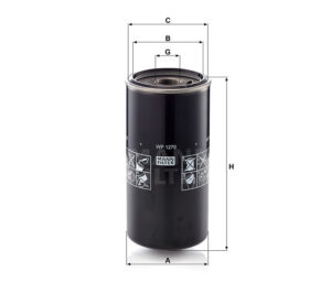 Mann WP 1270 Lube Oil Filter WP1270