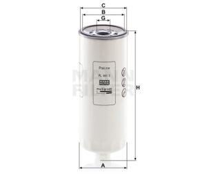 Mann PL 601/3 Fuel Water Separator Filter PL6013
