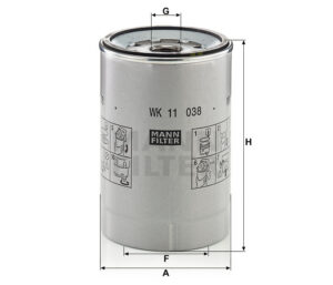 Mann WK 11 038 X Fuel Water Separator WK11038X