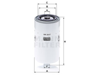 Mann WK 9047 Fuel Water Separator WK 9047