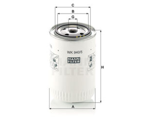 Mann WK 940/5 Fuel Filter WK9405