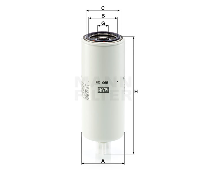 Mann WK 965 X Fuel Filter WK965X