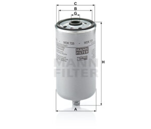 Mann WDK 725 Fuel Water Separator WDK725