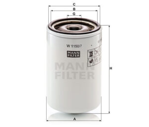 Mann W 1150/7 Oil Filter W11507