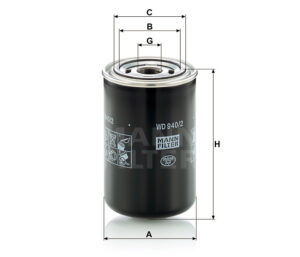 Mann WD 940/2 Hydraulic Oil Filter WD9402