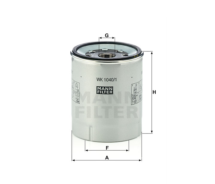 Mann WK 1040/1 X Fuel Filter WK10401X