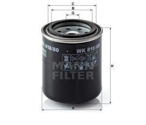 Mann WK 818/80 Fuel Filter WK81880