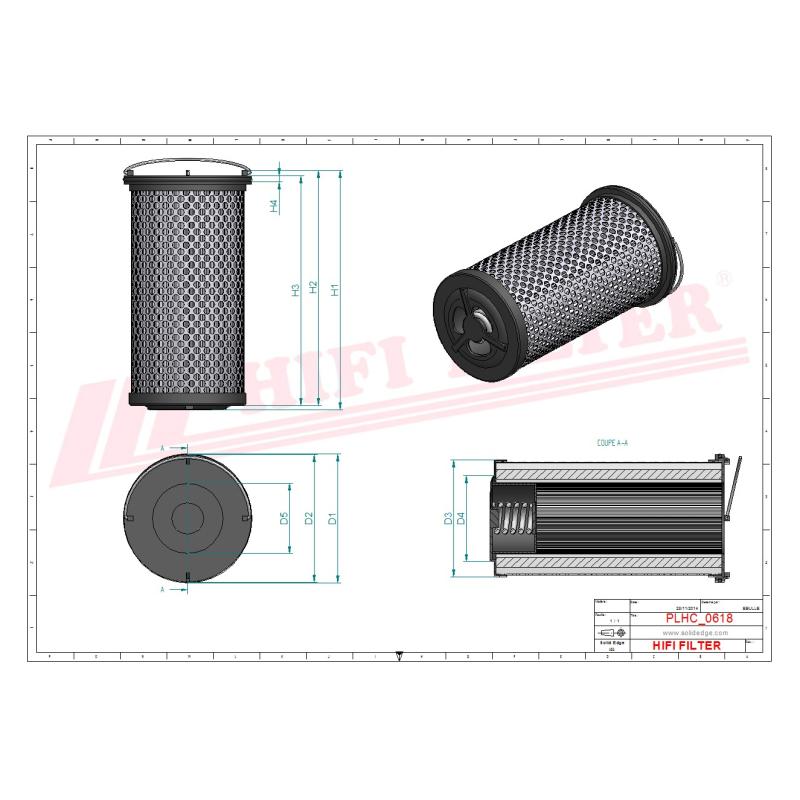 Hifi Hydraulic Oil Filter SH62531SP