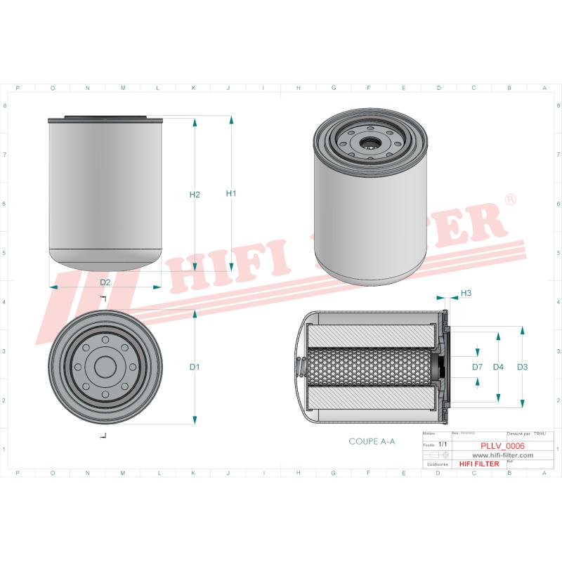 Hifi Oil Filter SO10038