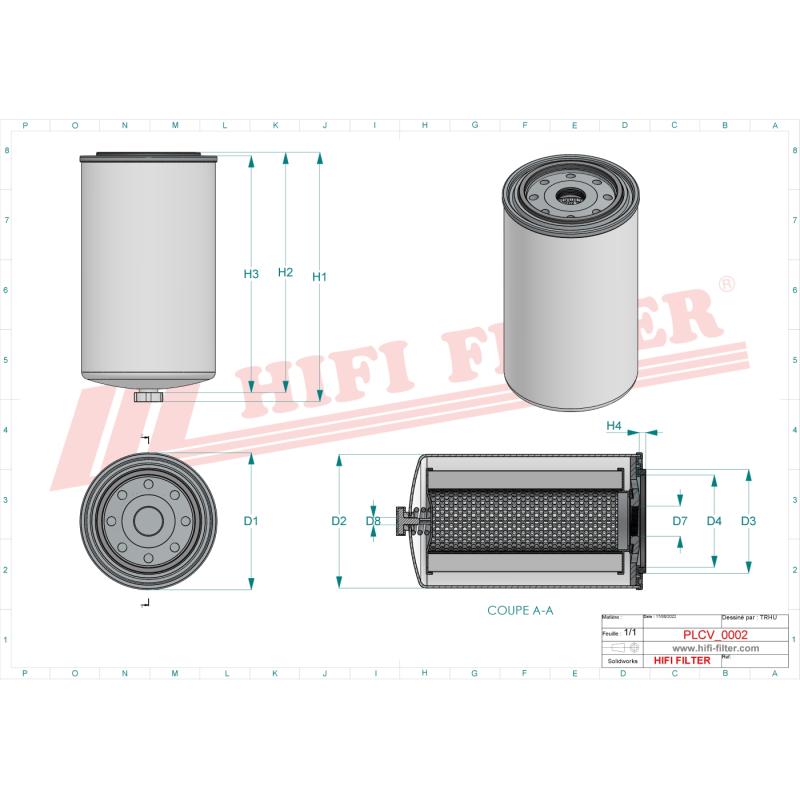 Hifi Fuel Filter SN70391