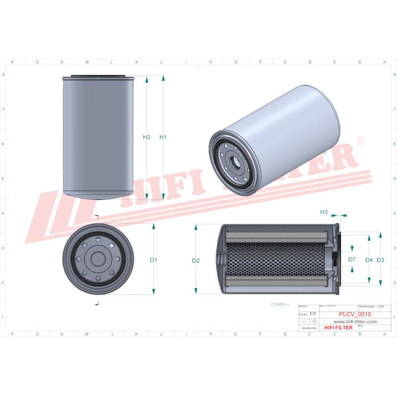 Hifi Fuel Filter SN70392