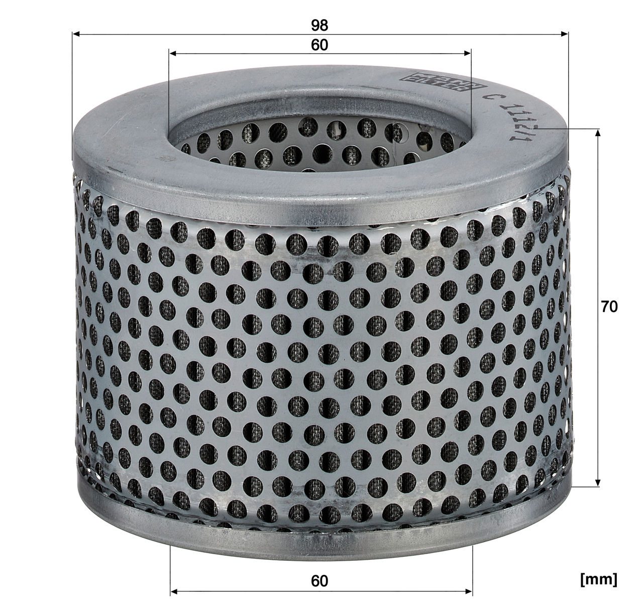 Mann C 1112/1 Air Filter C11121