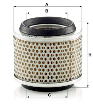 Mann C 1112/7 Air Filter C11127