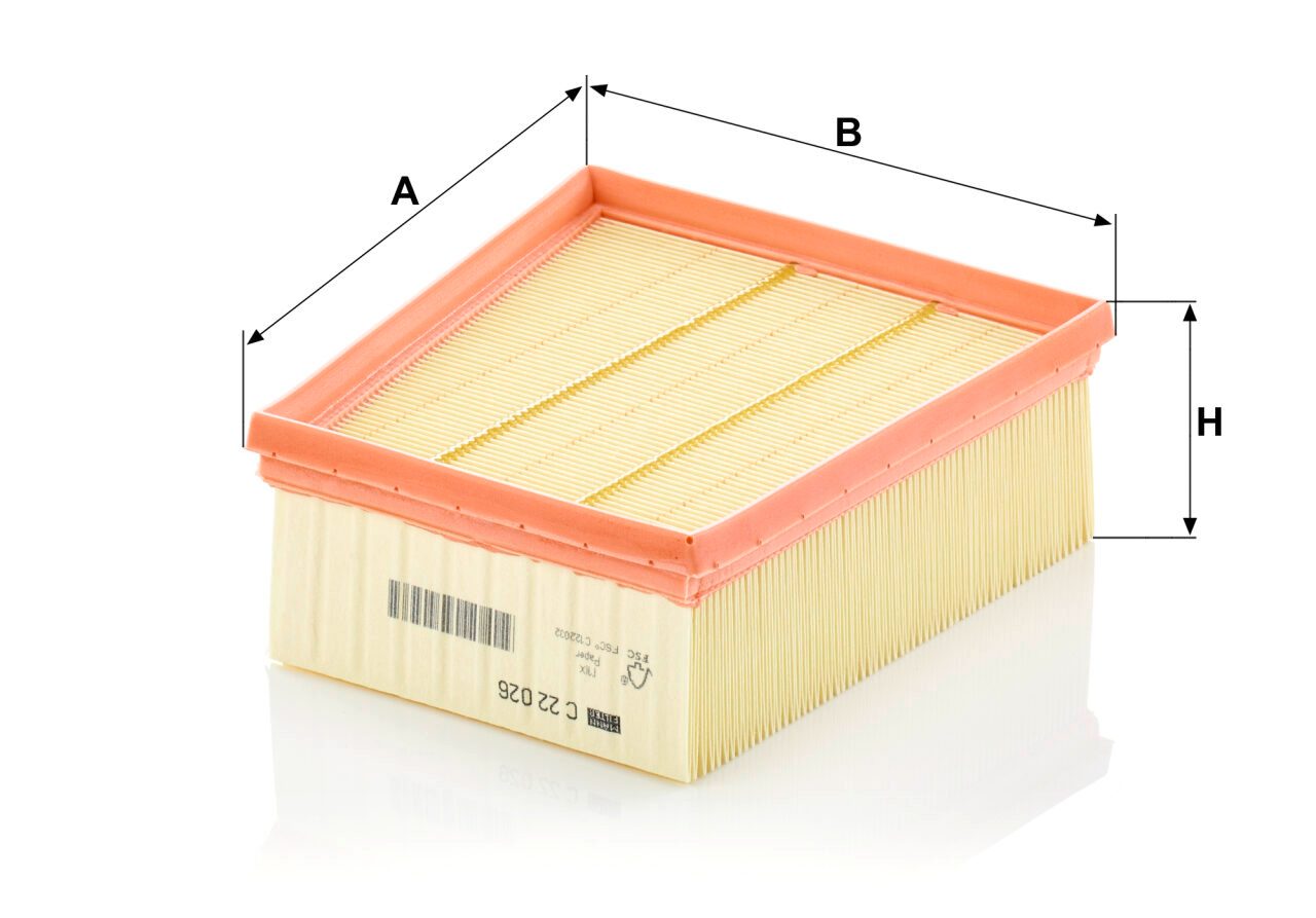 Mann C 22 026 Air Filter C22026