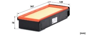 Mann C 37 009 Air Filter C37009