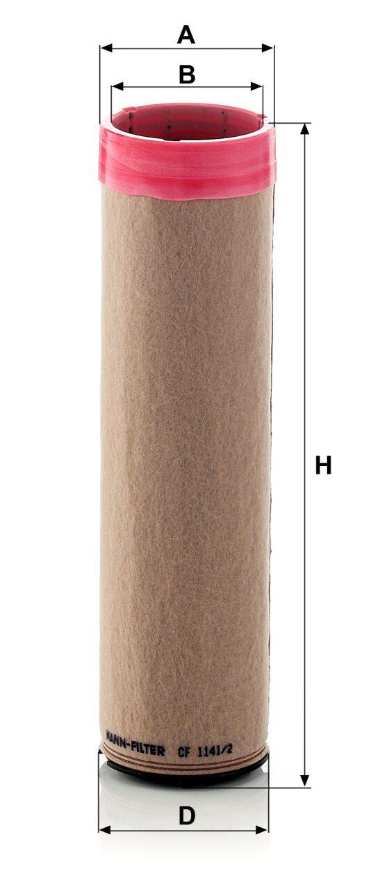 Mann CF 1141/2 Inner Air Filter CF11412