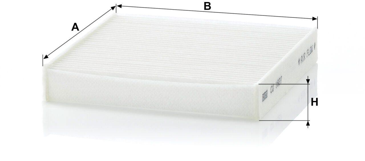 Mann CU 1827 Cabin Air Filter CU1827