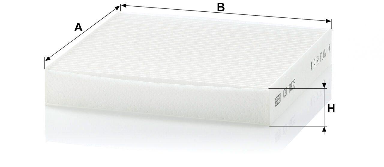 Mann CU 1835 Cabin Air Filter CU1835