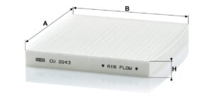 Mann CU 2043 Cabin Air Filter CU2043