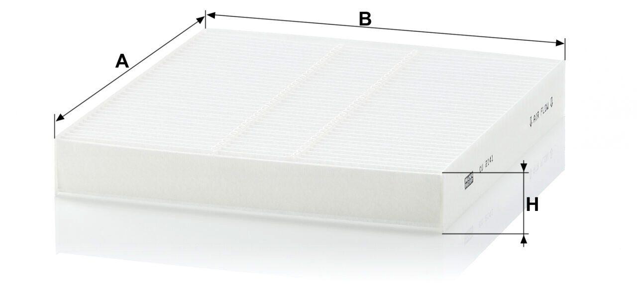 Mann CU 2141 Cabin Air Filter CU2141