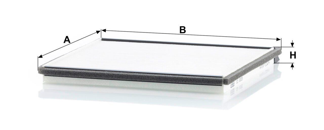 Mann CU 2225 Cabin Air Filter CU2225