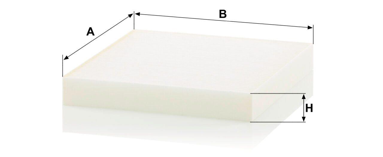 Mann CU 23 019 Cabin Air Filter CU23019