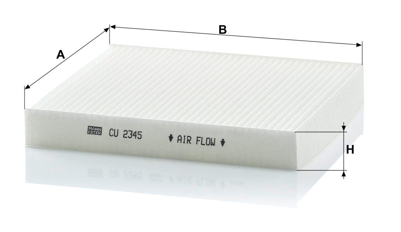 Mann CU 2345 Cabin Air Filter CU2345