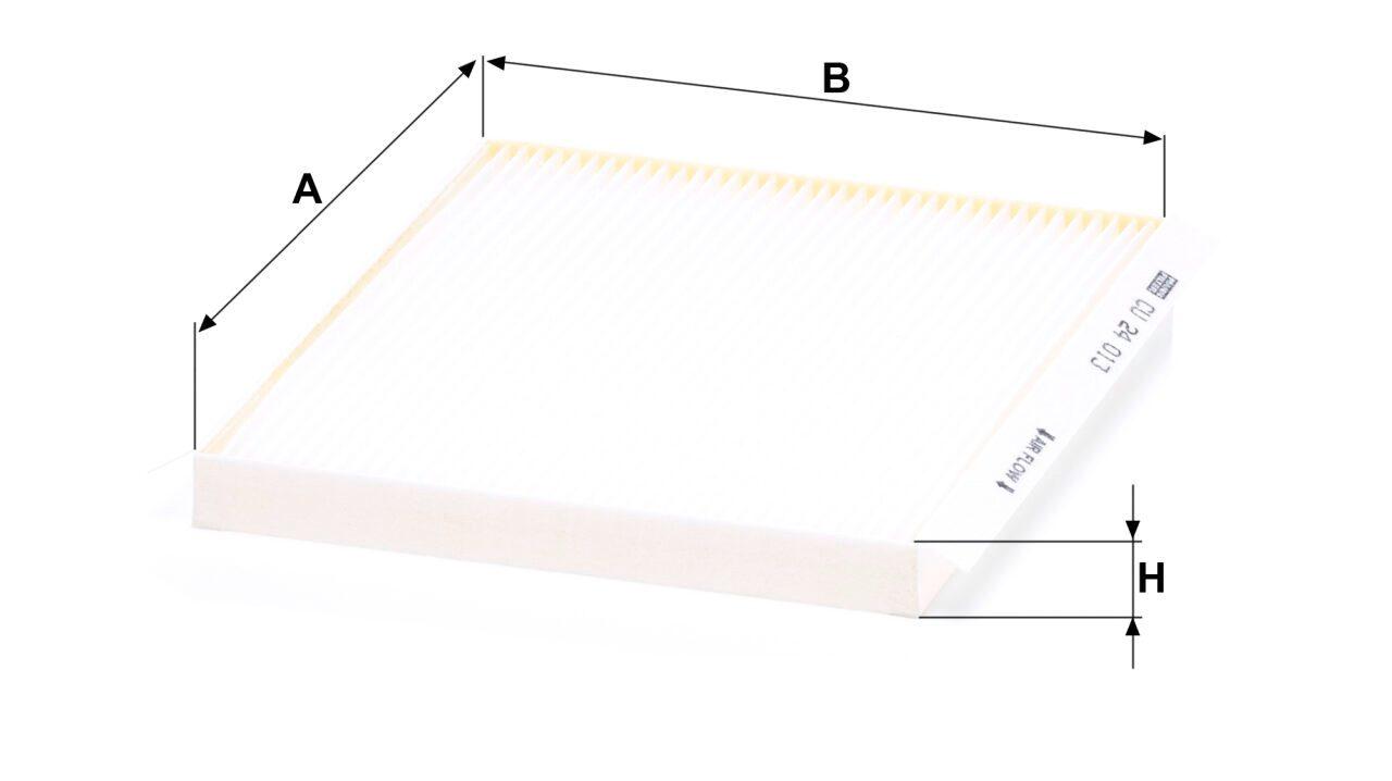 Mann CU 24 013 Cabin Air Filter CU24013