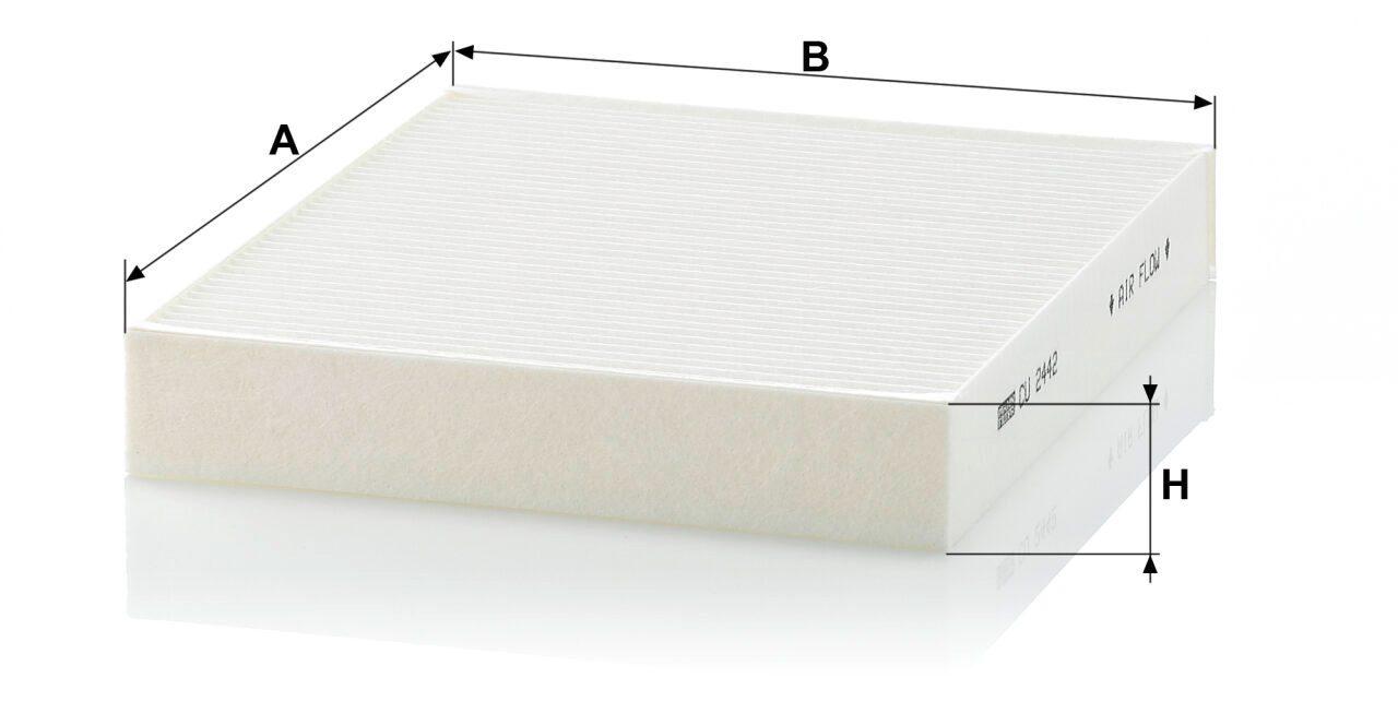 Mann CU 2442 Cabin Air Filter CU2442