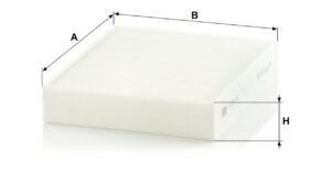 Mann CU 25 001 Cabin Air Filter CU25001