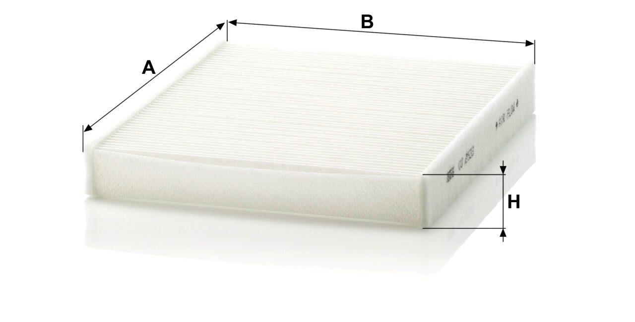 Mann CU 2533-2 Cabin Air Filter CU2533-2