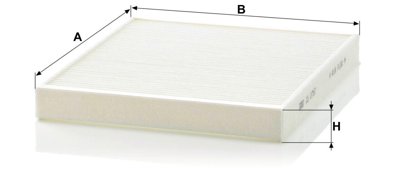 Mann CU 2757 Cabin Air Filter CU2757