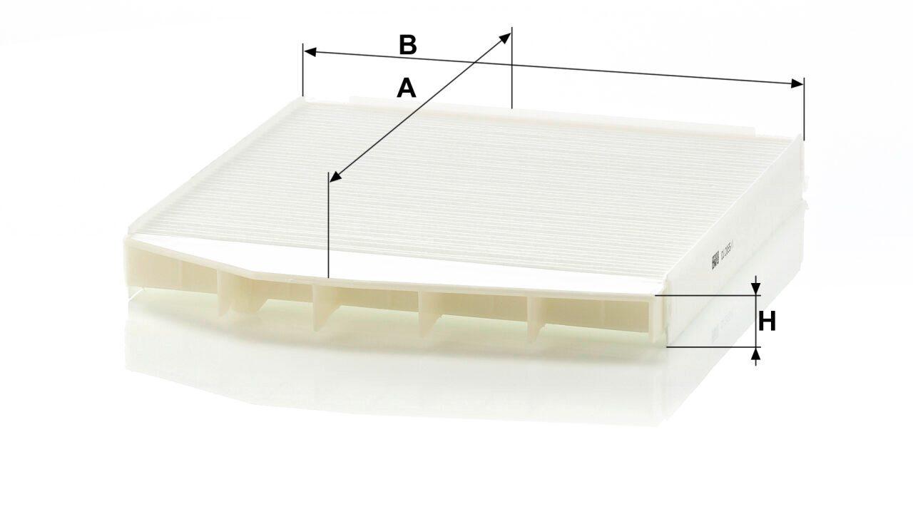 Mann CU 2855/1 Cabin Air Filter CU28551