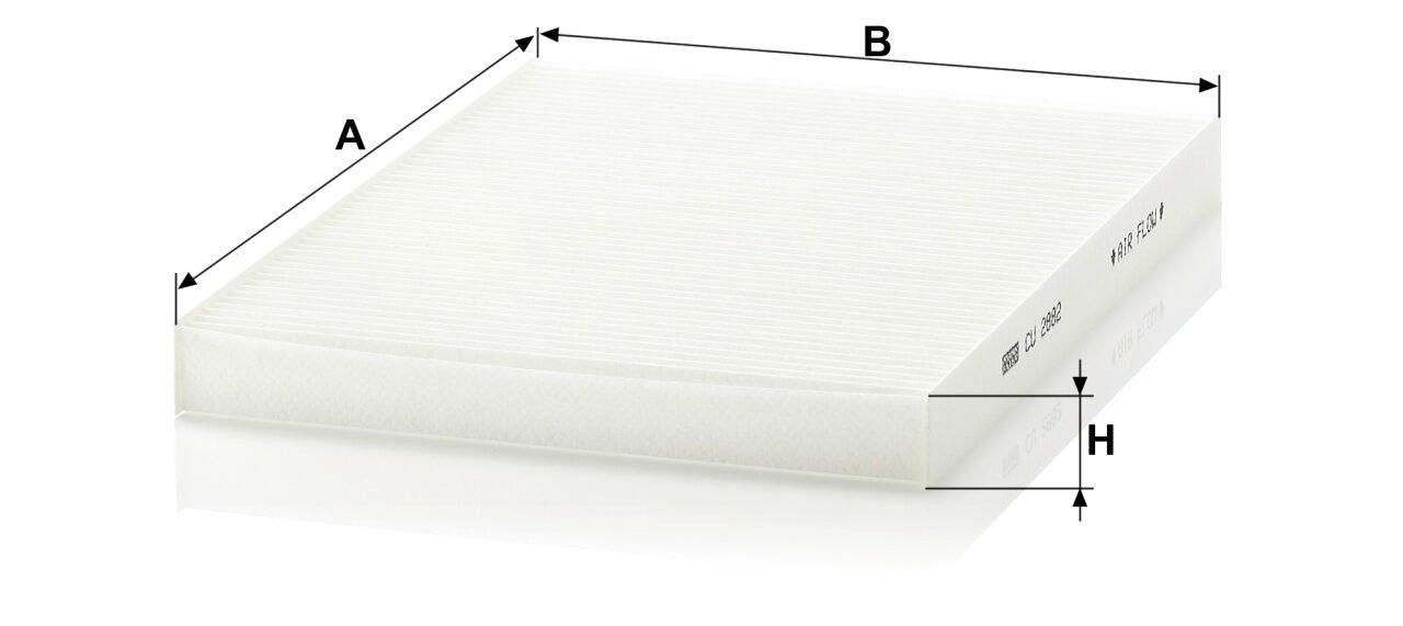Mann CU 2882 Cabin Air Filter CU2882