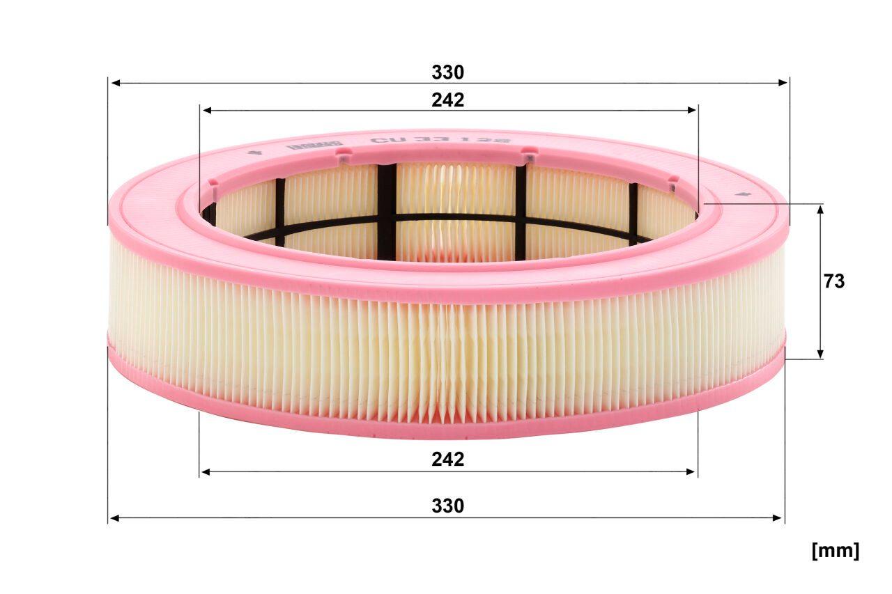 Mann CU 33 128 Air Filter CU33128