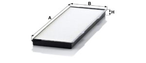Mann CU 37 001 Cabin Air Filter CU37001