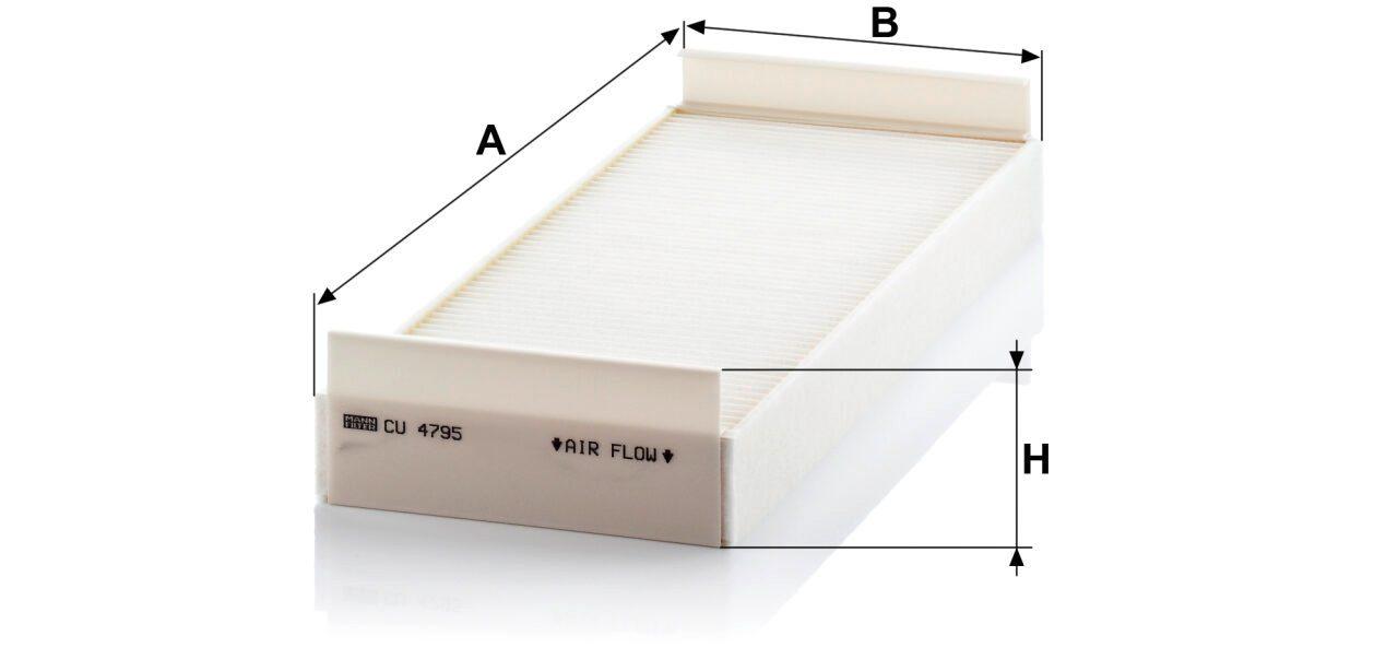 Mann CU 4795 Cabin Air Filter CU4795