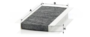 Mann CUK 22 008-4 Cabin Air Filter CUK22008-4
