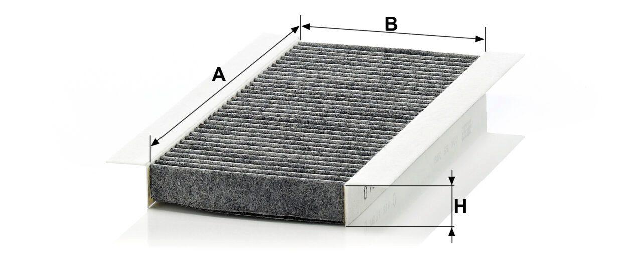 Mann CUK 22 008-4 Cabin Air Filter CUK22008-4