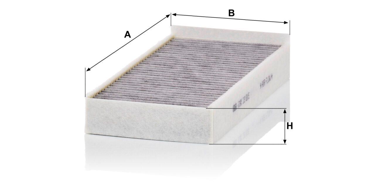 Mann CUK 23 015-2 Cabin Air Filter CUK23015-2
