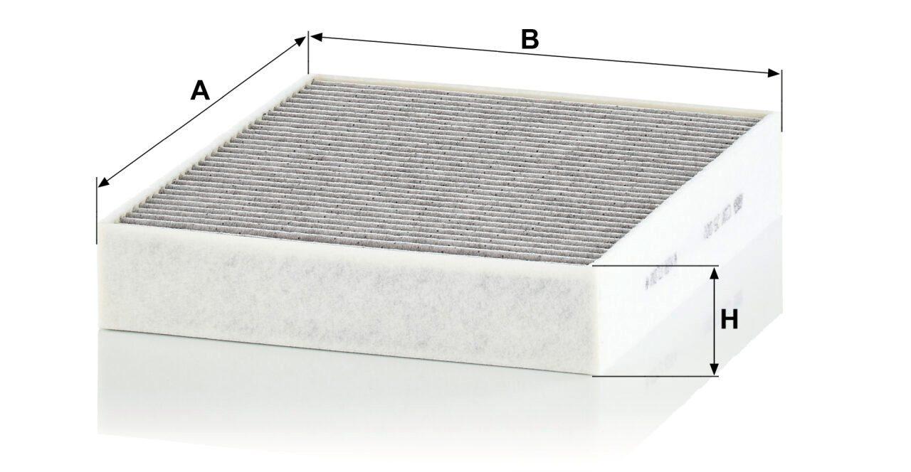 Mann CUK 25 001 Cabin Air Filter CUK25001