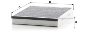Mann CUK 25 007 Cabin Air Filter CUK25007