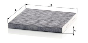 Mann CUK 2544 Cabin Air Filter CUK2544
